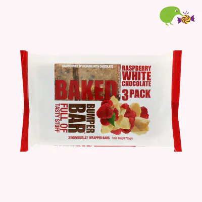 Bumper Raspberry White Chocolate Bar
