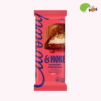 Cadbury & More Raspberry Cheesecake Chocolate Block