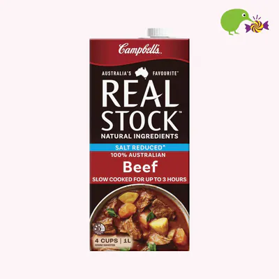 Campbell's Real Stock Salt Reduced Beef Stock Liquid