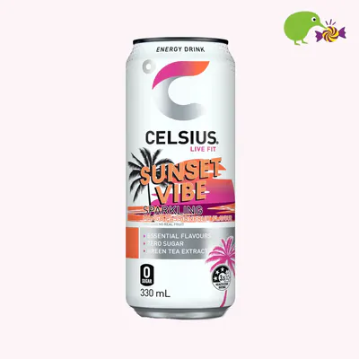 Celsius Sunset Vibe Mango Passionfruit Flavour Sparkling Energy Drink