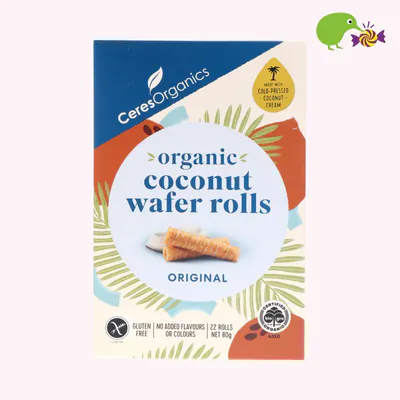 Ceres Organics Organic Original Coconut Wafer Rolls