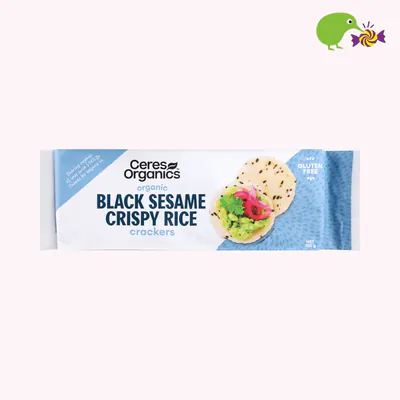 Ceres Organics Organics Black Sesame Crispy Rice Crackers