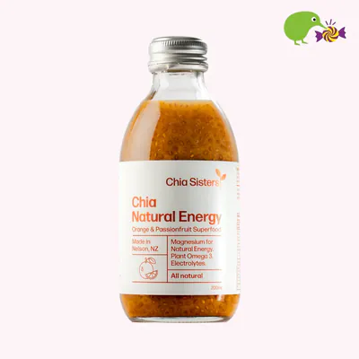 Chia Sisters Chia Natural Energy Orange & Passionfruit Superfood