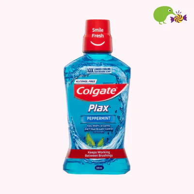Colgate Plax Peppermint Alcohol Free Mouthwash