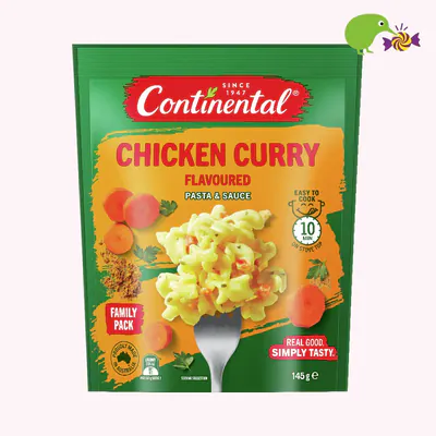 Continental Chicken Curry Flavour Pasta & Sauce