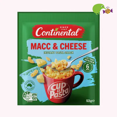 Continental Macci & Cheese Instant Pasta Snack