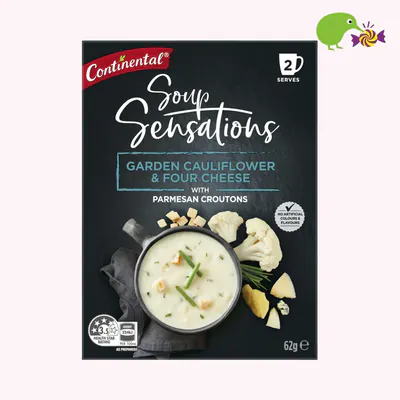 Continental Sensations Garden Cauliflower & Four Cheese With Parmesan Croutons Soup