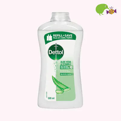 Dettol Aloe Vera & Vitamin E Antibacterial Liquid Hand Wash Refill