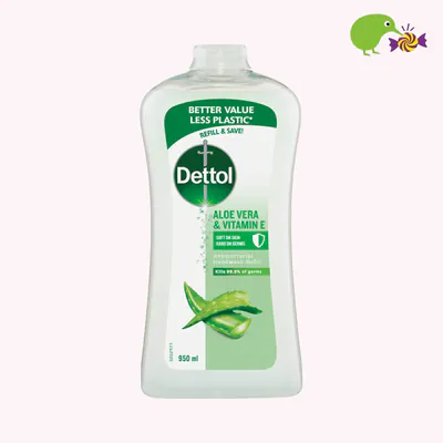 Dettol Antibacterial Aloe Vera & Vitamin E Liquid Hand Wash Refill