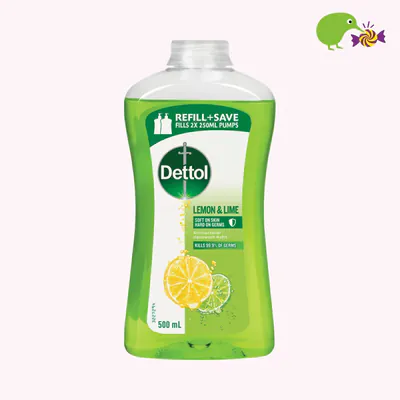 Dettol Lemon & Lime Antibacterial Liquid Hand Wash Refill