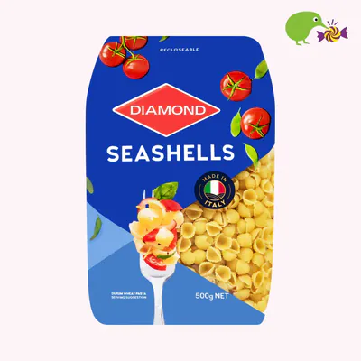 Diamond Seashells Pasta