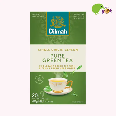 Dilmah Ceylon Pure Green Tea Bags