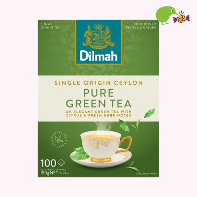 Dilmah Ceylon Pure Green Tea Tagless Tea Bags