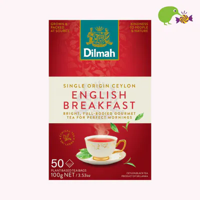 Dilmah English Breakfast Biodegradable Tea Bags