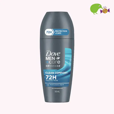 Dove Men + Care Clean Comfort 72hr Antiperspirant Deodorant Roll On