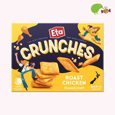 Eta Crunches Roast Chicken Flavoured Crackers