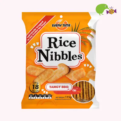 Every Time Tangy BBQ Rice Nibbles