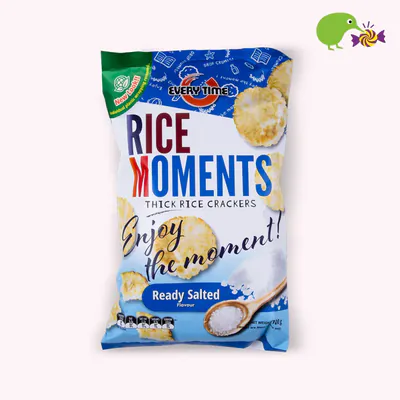 Everytime Rice Moments Ready Salted Thick Rice Crackers