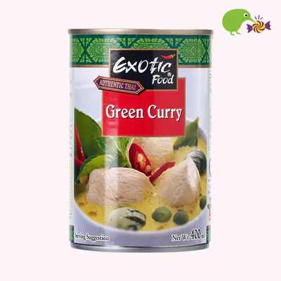 Exotic Food Green Curry Sauce