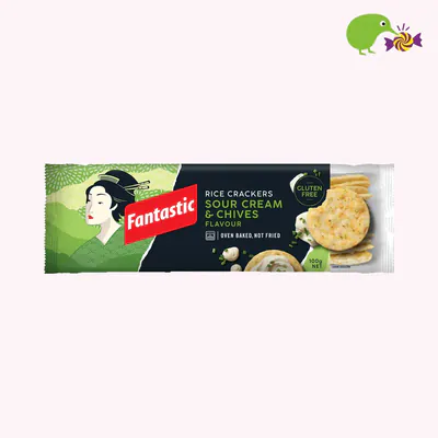 Fantastic Sour Cream & Chives Rice Crackers
