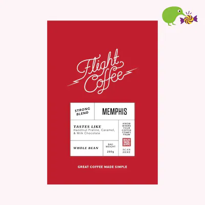 Flight Coffee Memphis Strong Blend Whole Bean Coffee