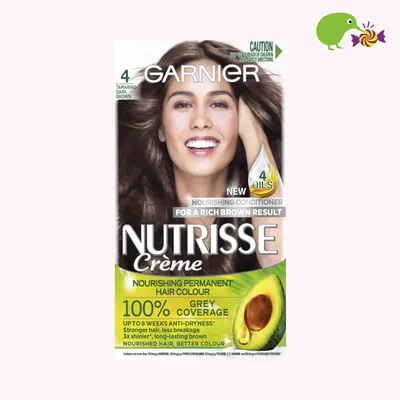 Garnier Nutrisse 4 Tamarind Dark Brown Hair Colour