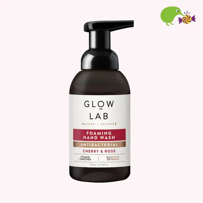 Glow Lab Cherry & Rose Antibacterial Foaming Handwash