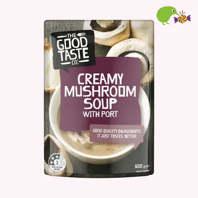 Good Taste Creamy Mushroom Soup With Port
