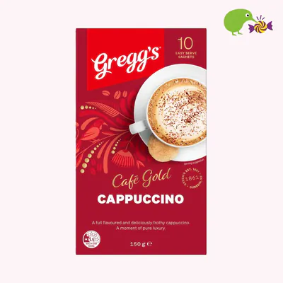 Gregg's Cafe Gold Cappuccino Coffee Sachets