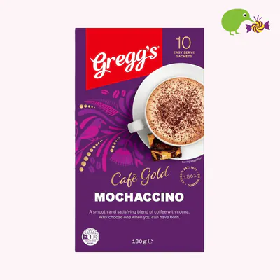 Gregg's Cafe Gold Coffee Mochaccino Sachets
