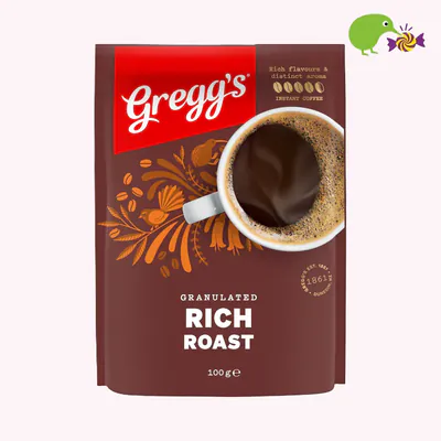 Gregg's Granulated Rich Roast Instant Coffee