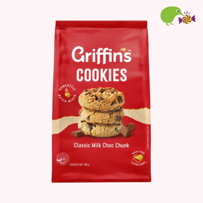Griffin's Classic Milk Choc Chunk Cookies