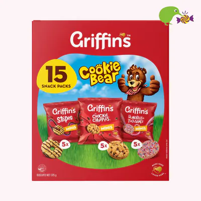 Griffin's Cookie Bear Mixed Biscuits Snack Packs