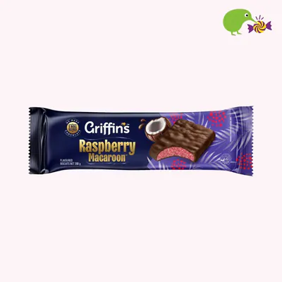 Griffin's Raspberry Macaroon Chocolate Biscuits