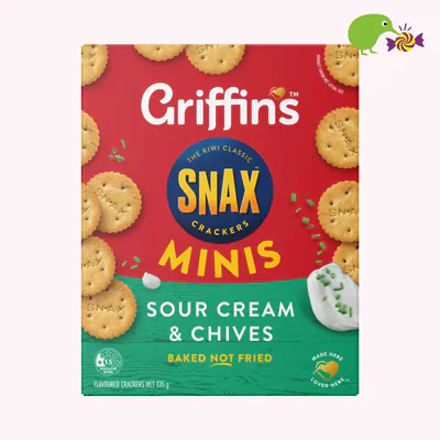 Griffin's Snacks Minis Sour Cream & Chives Crackers