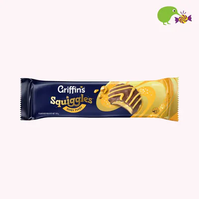 Griffin's Squiggles Hokey Pokey Chocolate Biscuits