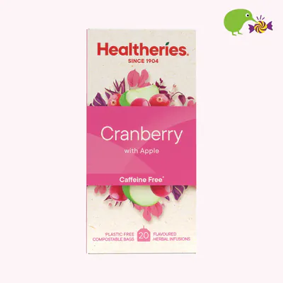 Healtheries Cranberry With Apple Tea Bags