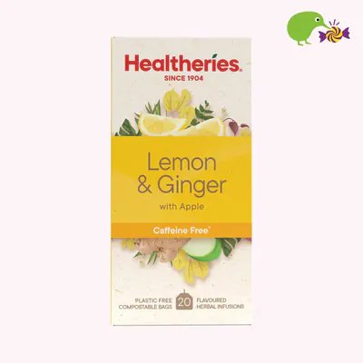 Healtheries Lemon & Ginger With Apple Tea Bags