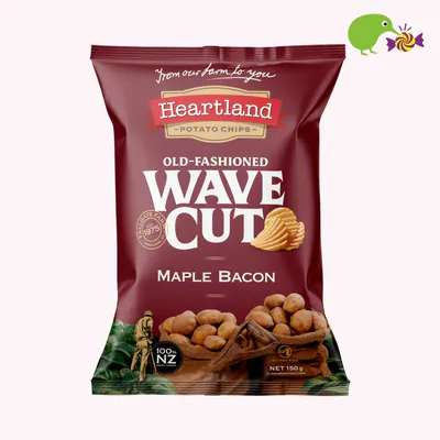 Heartland Maple Bacon Old-Fashioned Wave Cut Chips