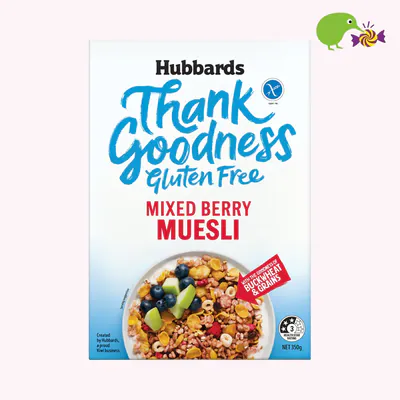 Hubbards Thank Goodness Gluten Free Mixed Berry Muesli