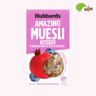 Hubbards Toasted Pomegranate & Blueberry Amazing Muesli