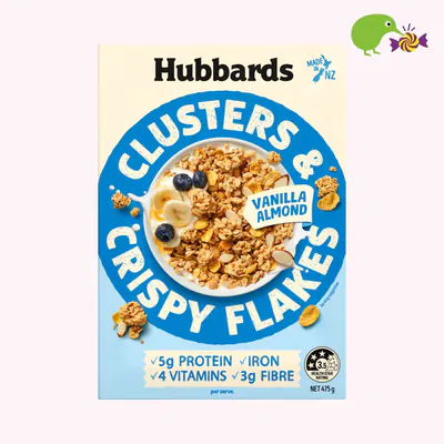 Hubbards Vanilla & Almond Clusters & Crispy Flakes