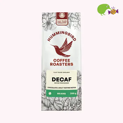 Hummingbird Decaf Organic Fair Trade Coffee Beans
