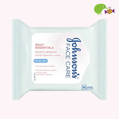 Johnson's Facial Cleansing Wipes For Dry Skin