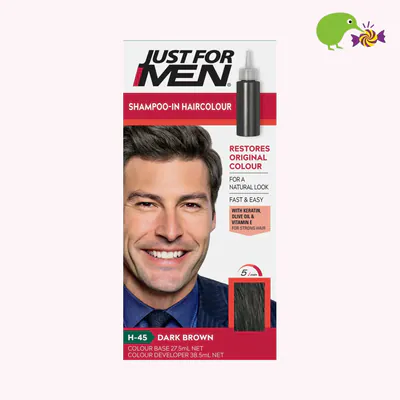 Just For Men Shampoo-In Dark Brown-Black Hair Colour