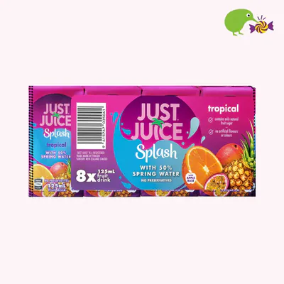 Just Juice Splash Tropical Fruit Juice