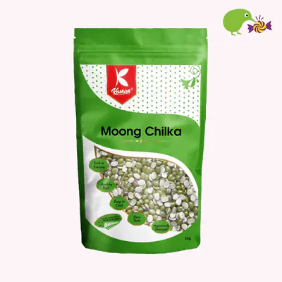 Kashish Green Split Moong Chilka Lentils With Skin