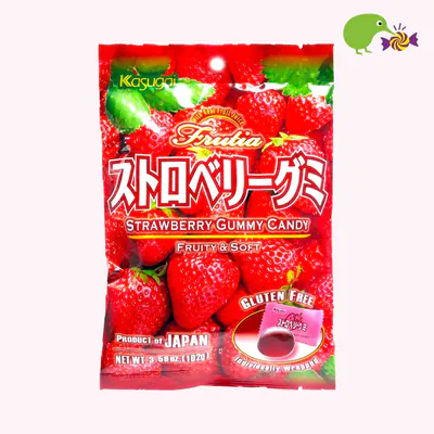 Kasugai Strawberry Gummy Candy