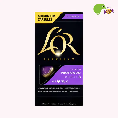 L'OR Espresso Lungo Profondo Intensity 8 Coffee Capsules