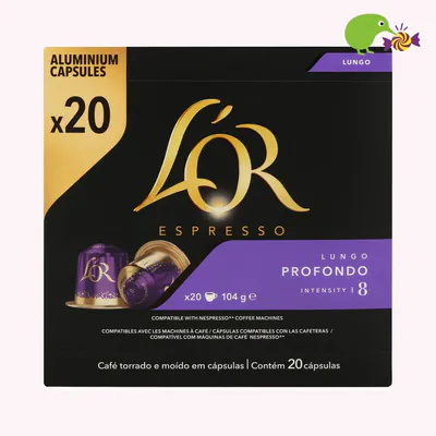 L'OR Lungo Profondo Intensity 8 Coffee Capsules